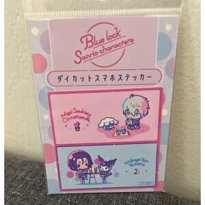 Blue Lock X Sanrio Sticker Mikage Reo Kuromi Seishiro Nagi Kuromi Cinnamoroll